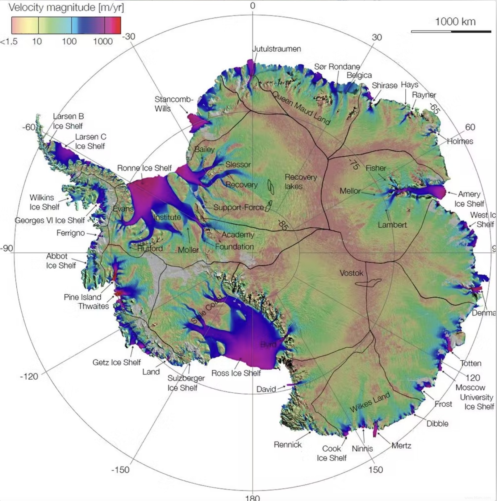 Notre plus gros problème de glacier est la fonte de bas en haut 