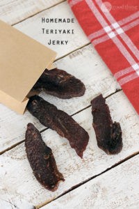 Teriyaki Jerky fait maison au four 