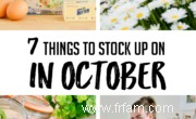 7 choses que vous voudrez faire le plein en octobre 