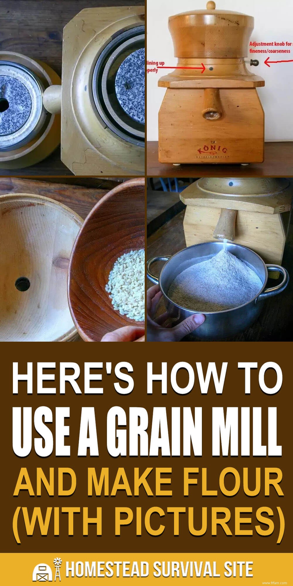 Voici comment utiliser un moulin à grains et faire de la farine [avec images] 