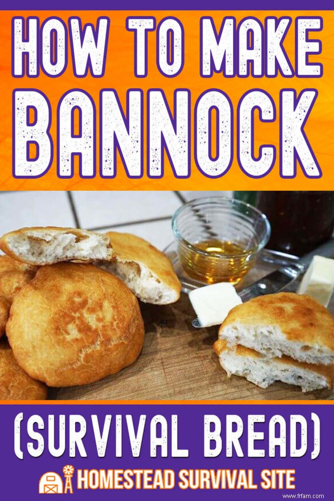 Comment faire du bannock (pain de survie) 