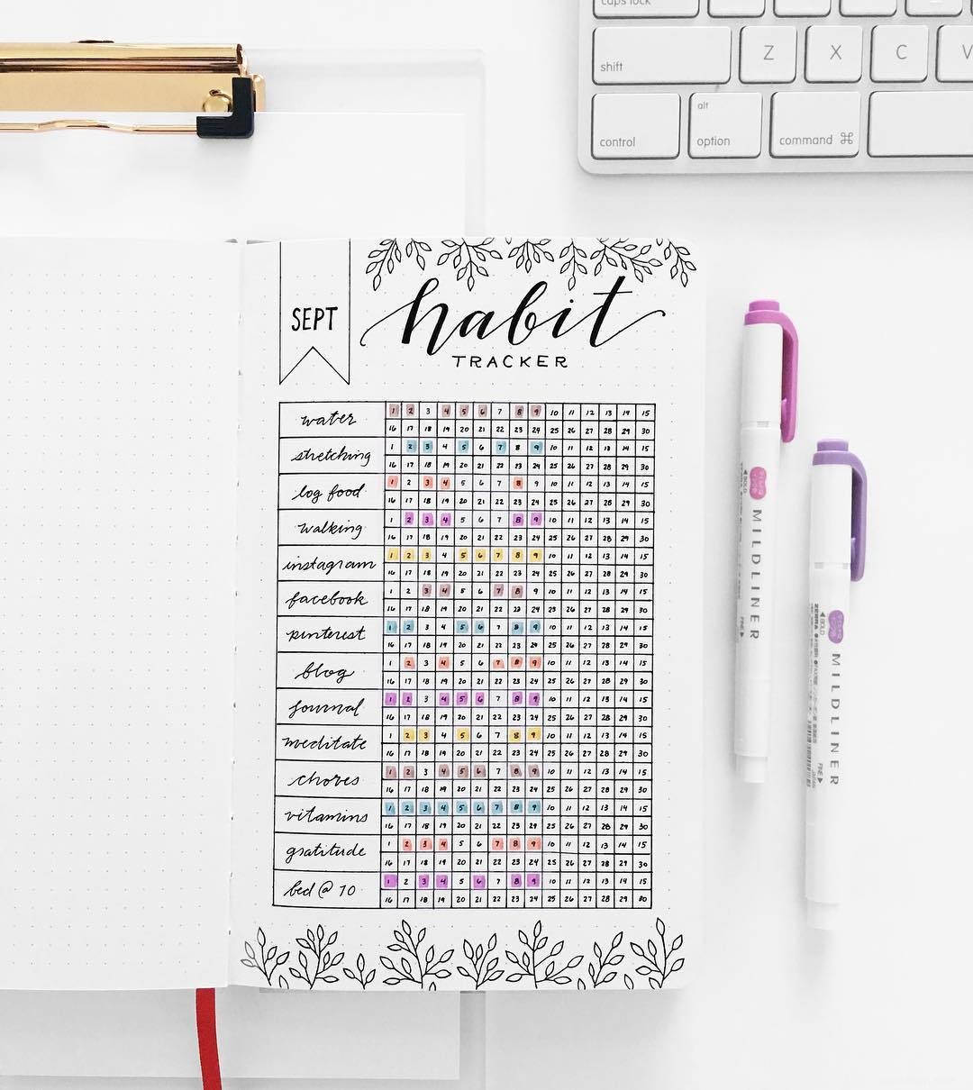 13 idées inventives de Bullet Journal 