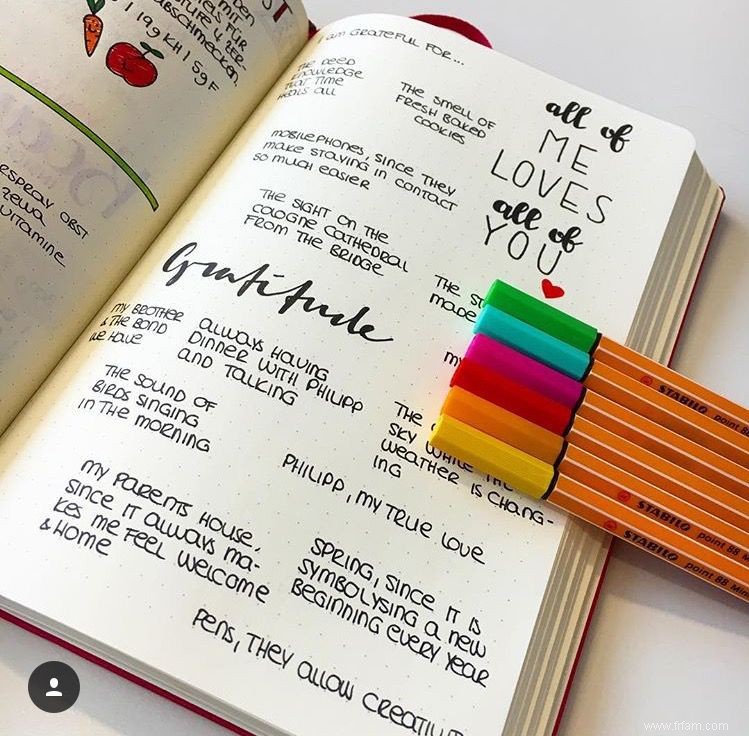 13 idées inventives de Bullet Journal 