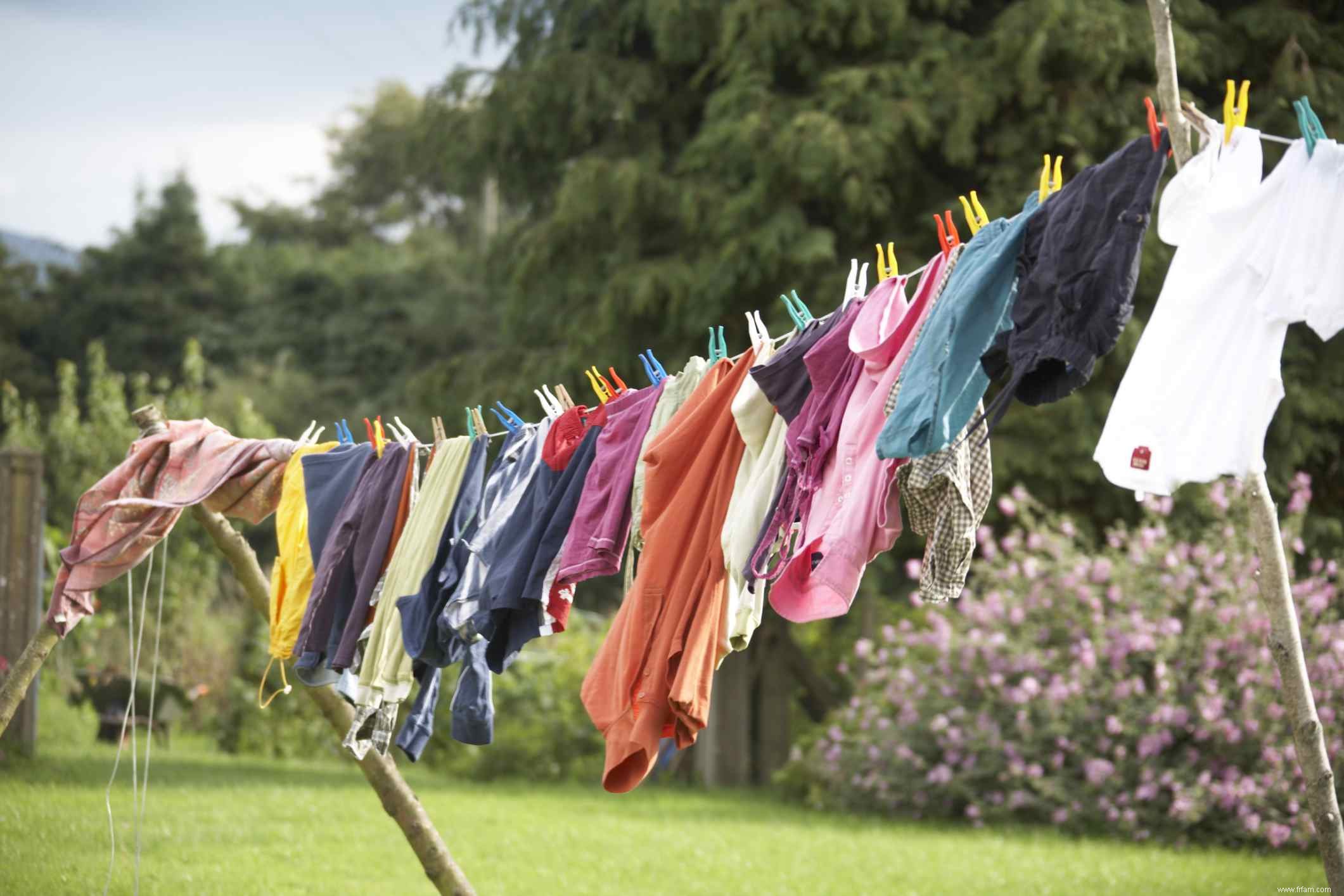 Problèmes de linge à sécher en ligne résolus 