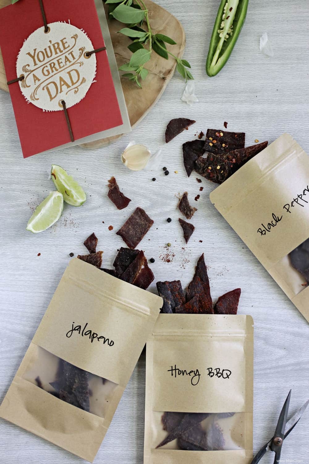 Le cadeau parfait pour la fête des pères :Jerky maison 3 façons 