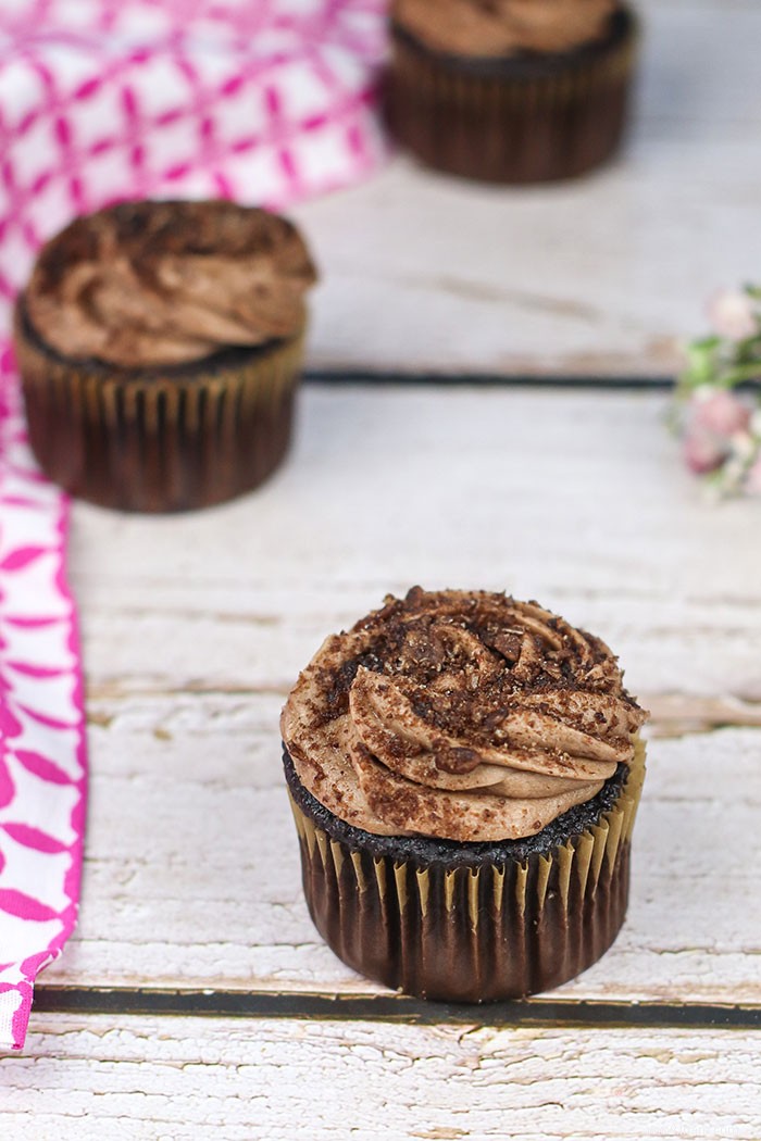 Recette de cupcakes aux galets de cacao 