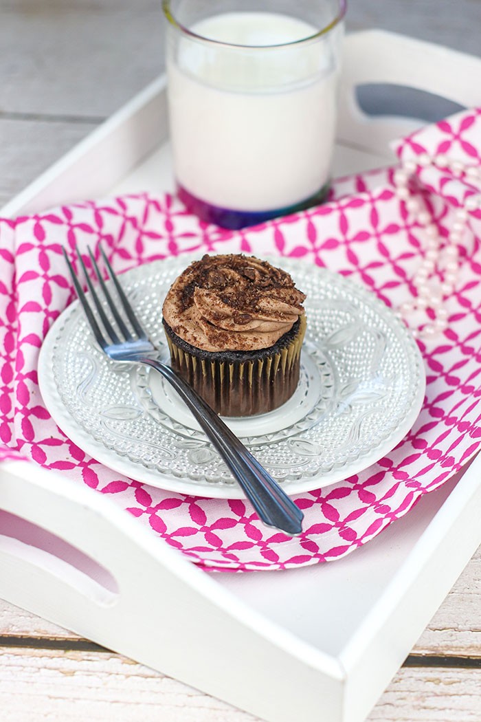 Recette de cupcakes aux galets de cacao 