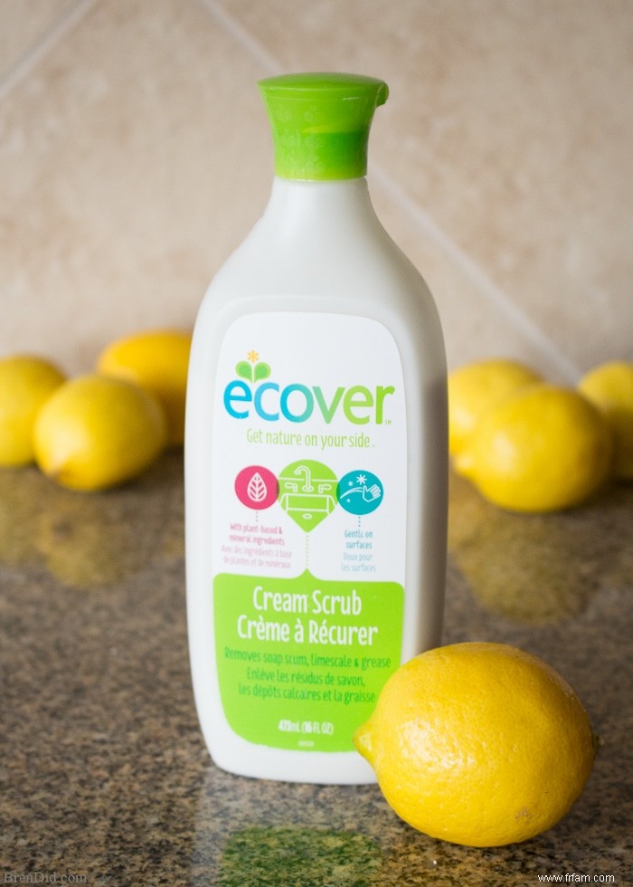 Nettoyage non toxique avec ecover Cream Scrub 