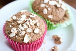 Muffins sains à l avoine (sans farine, sans sucre, sans huile) 