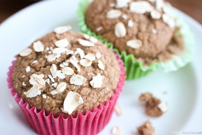 Muffins sains aux pommes et à la cannelle sans sucre ajouté 