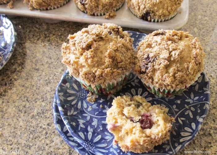 Collations saines :la meilleure recette de muffins aux myrtilles et au streusel 