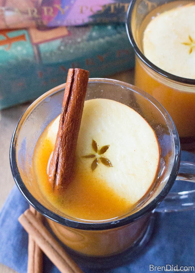 Recette de jus de citrouille inspiré de Harry Potter :cidre de citrouille 