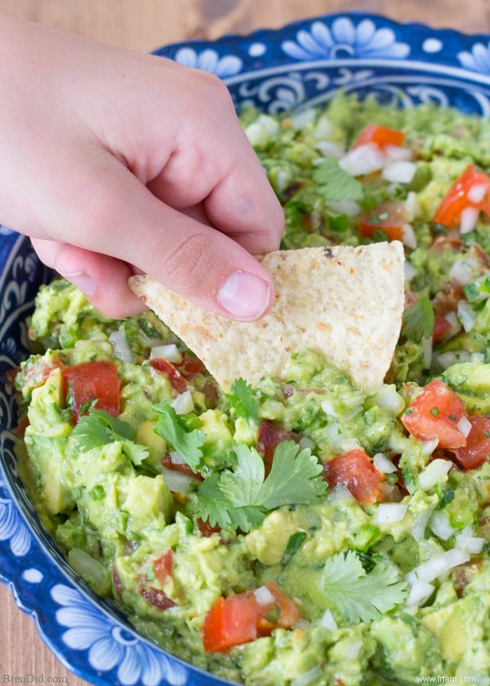 Recette facile de guacamole à deux voies 