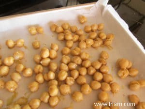 Recette de haricots garbanzo rôtis croustillants 