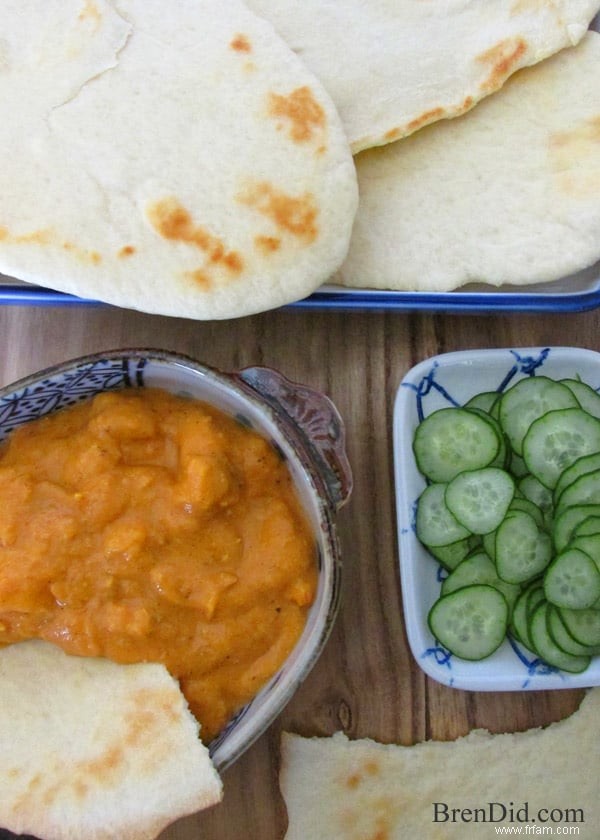 Meilleure recette de naan maison à emporter 