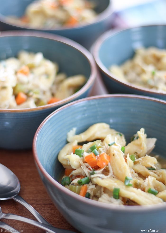 Recette de soupe au poulet maison avec spatzle 