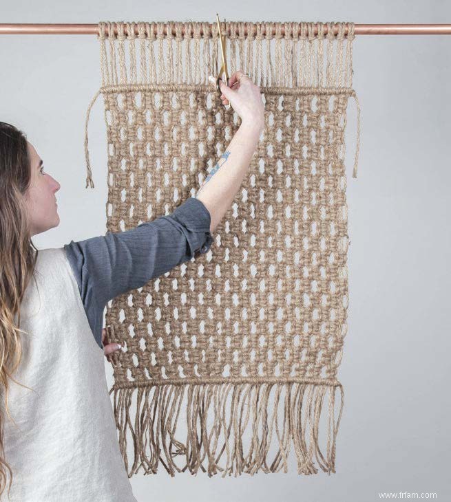 9 projets de macramé modernes pour la maison 