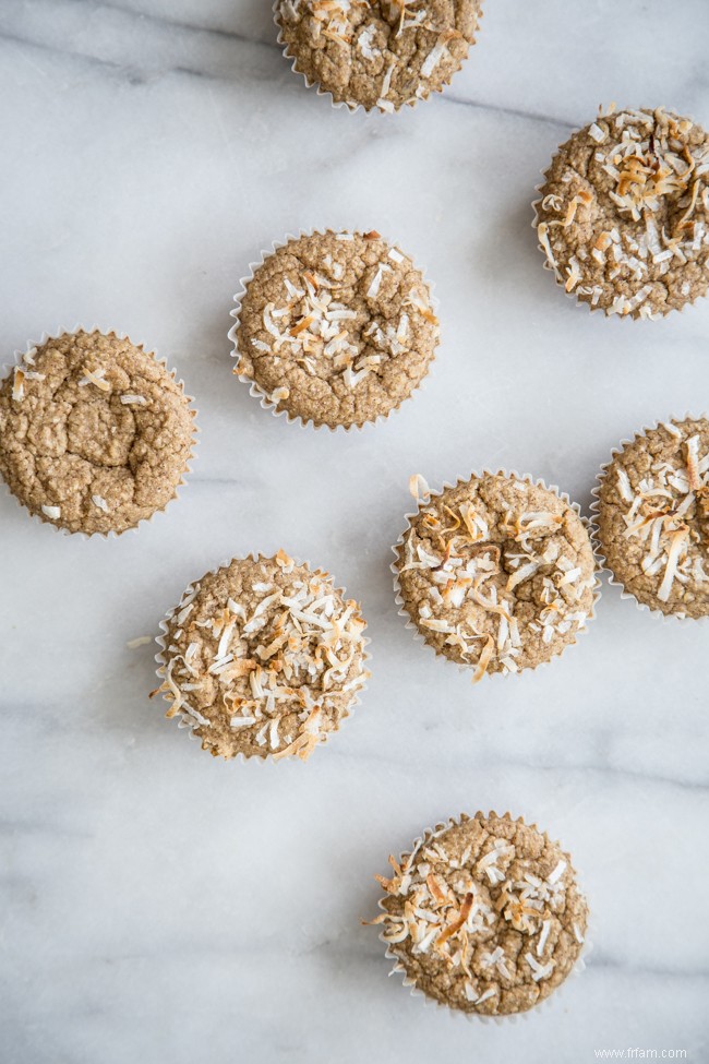 Recette facile de muffins au mélangeur pour bien commencer la journée (sans gluten, œufs ou produits laitiers) 