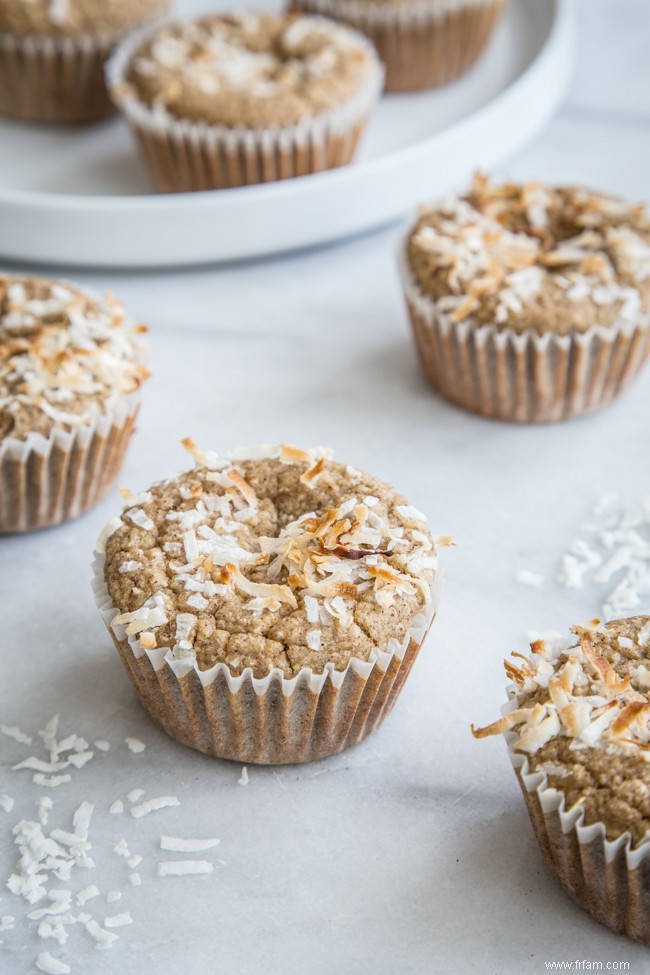 Recette facile de muffins au mélangeur pour bien commencer la journée (sans gluten, œufs ou produits laitiers) 