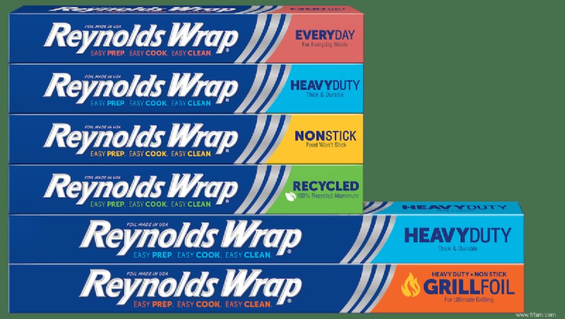 Le papier d aluminium Reynolds Wrap est désormais codé par couleur - voici ce que signifient toutes les couleurs 