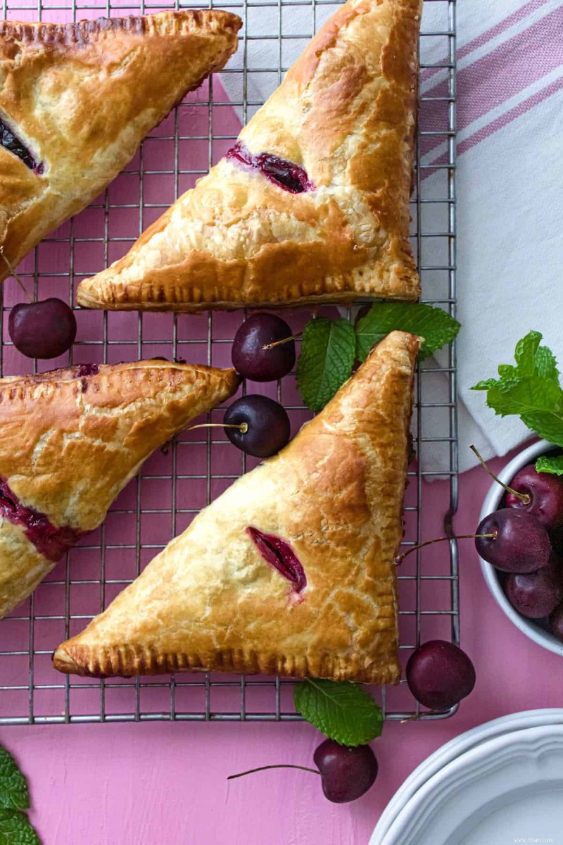 Tartes aux cerises acidulées 