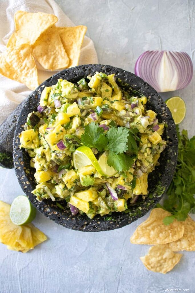 Salsa à l ananas et au poblano 