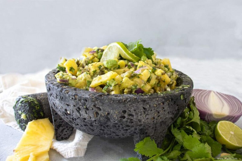 Salsa à l ananas et au poblano 