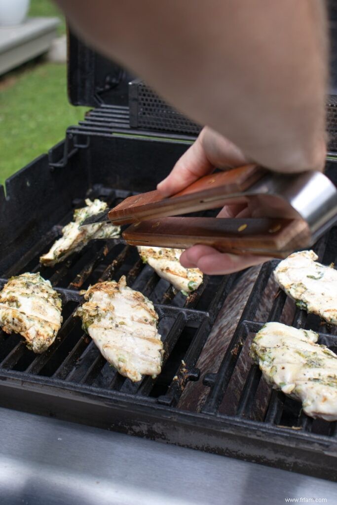 Poulet grillé aux fines herbes 