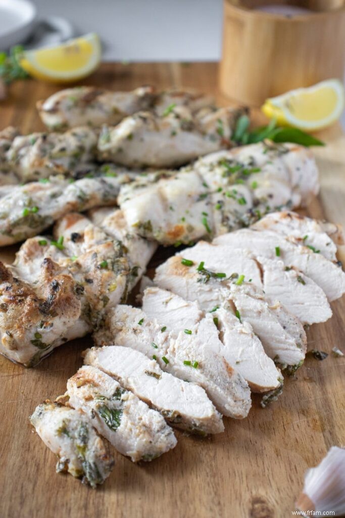 Poulet grillé aux fines herbes 