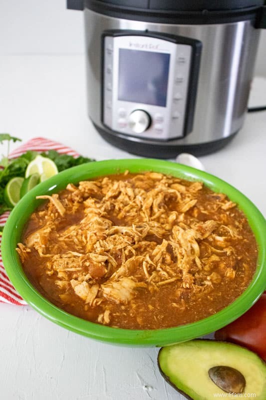 Poulet salsa facile [Instant Pot ou Slow Cooker] 