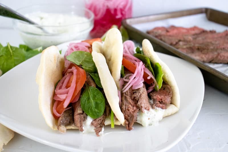 Gyros à steak sous vide 