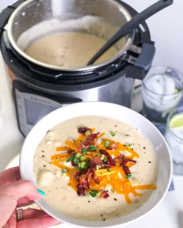 Soupe instantanée aux pommes de terre 