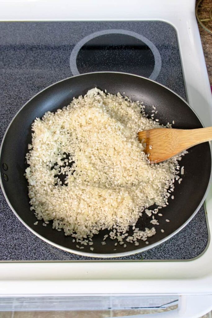 Risotto au brocoli et au cheddar 