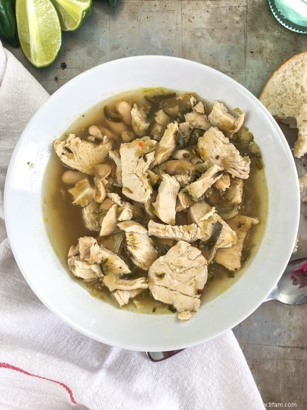 Soupe au poulet facile du sud-ouest 