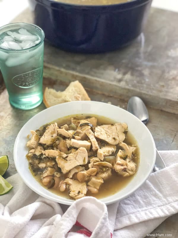 Soupe au poulet facile du sud-ouest 