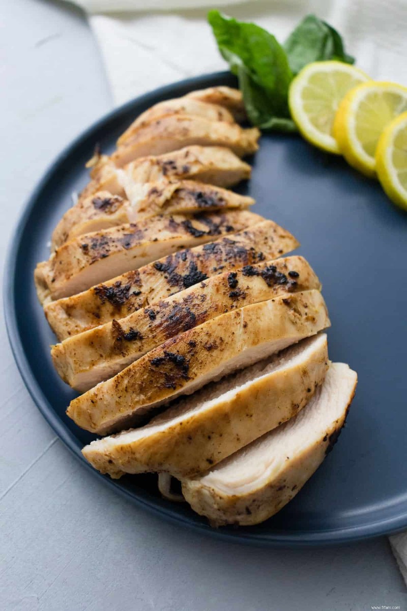 Poitrine de poulet sous vide à la moutarde au miel 