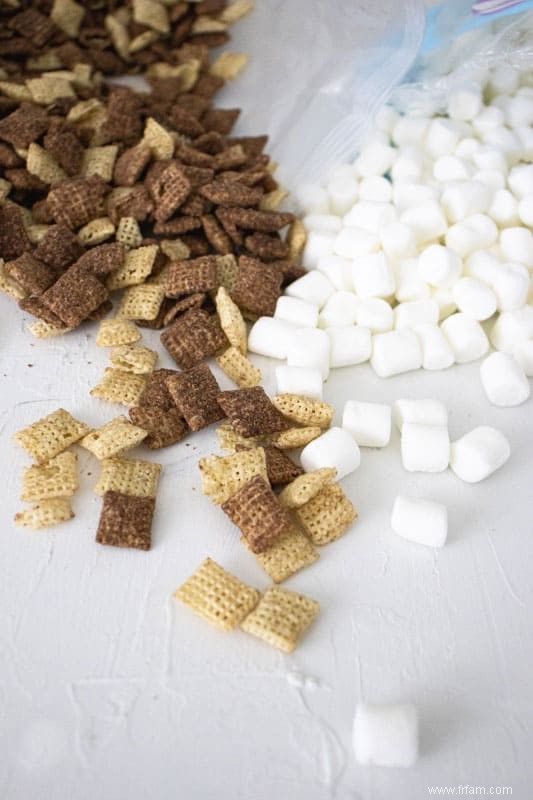 Barres de guimauve Chex au chocolat 