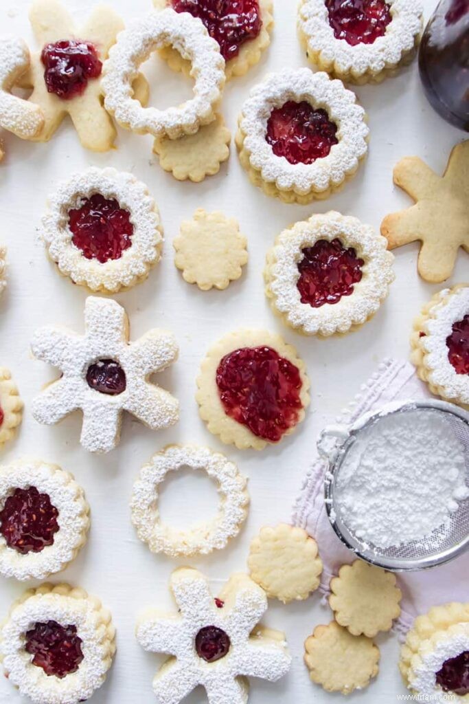 Biscuits sablés Linzer 