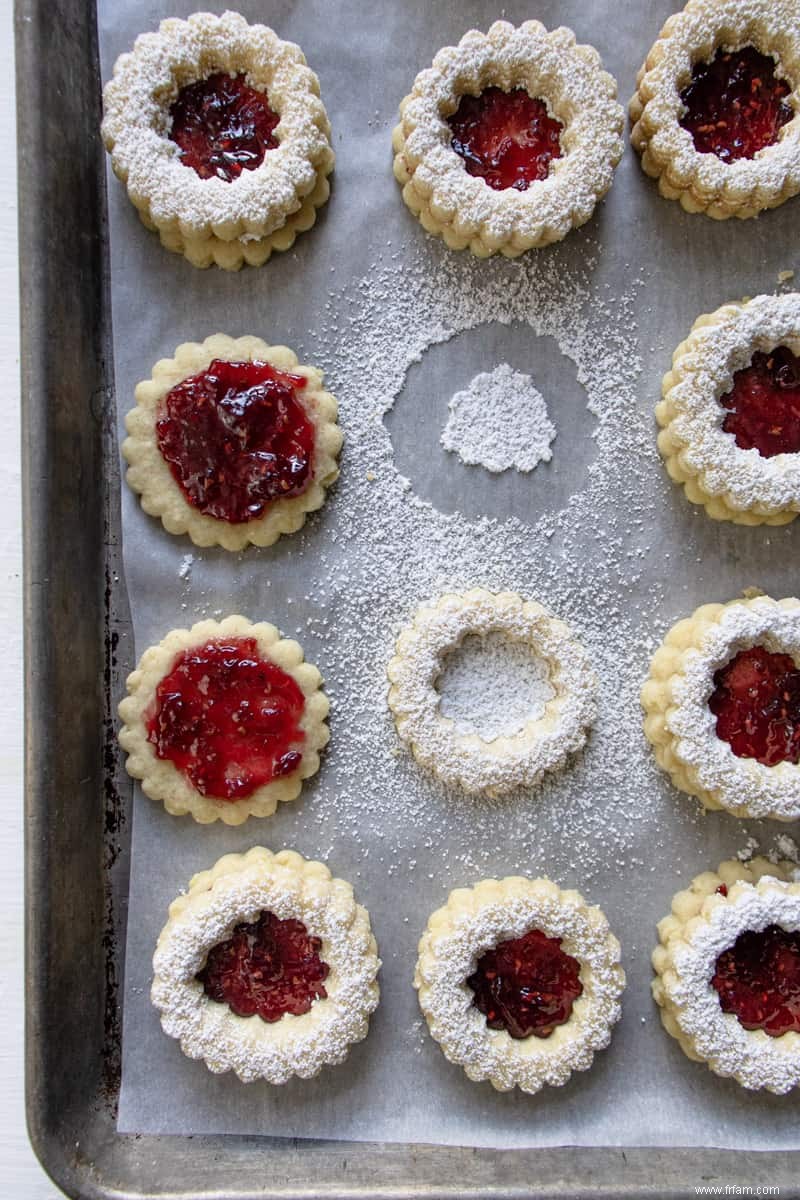 Biscuits sablés Linzer 