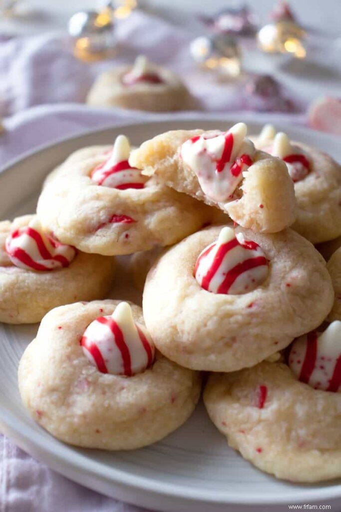 Cookies Candy Cane Kiss 