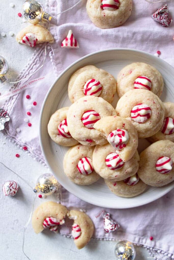 Cookies Candy Cane Kiss 