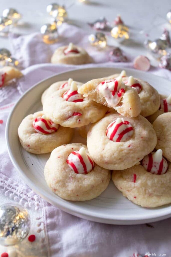 Cookies Candy Cane Kiss 