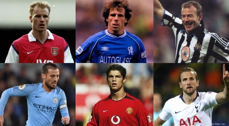 Les 5 meilleurs joueurs de Premier League de tous les temps 