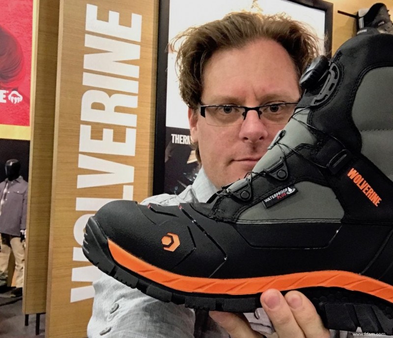 La botte la plus badass chez Outdoor Retailer :Wolverine Vortex avec lacets Boa 