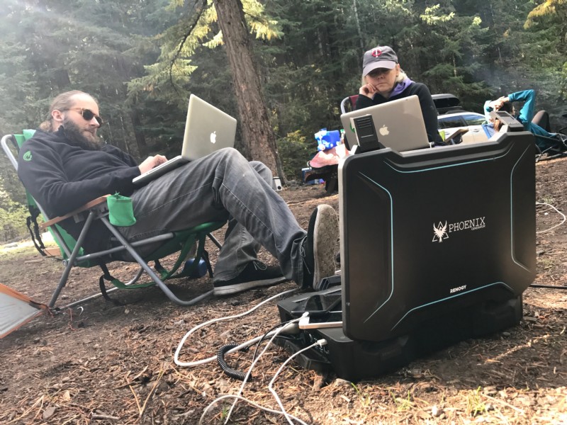 Travailler dans les bois :l aventure à énergie solaire de l équipe Dyrt 