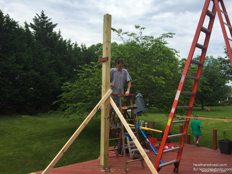 Comment construire une pergola sur une terrasse 