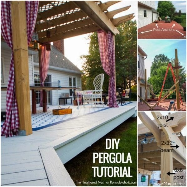 Comment construire une pergola sur une terrasse 