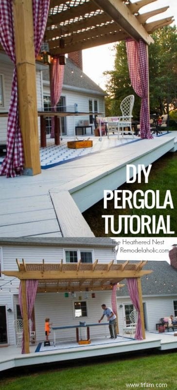 Comment construire une pergola sur une terrasse 