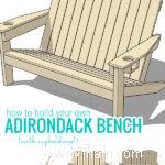 Plan de banc Adirondack bricolage (avec porte-gobelets!) 