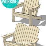 Plan de chaise Adirondack bricolage (avec porte-gobelets!) 